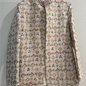 Floral Patterned Women's Jacket